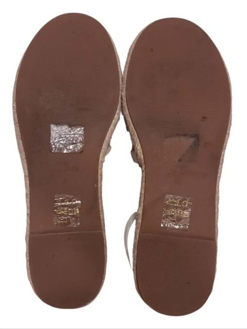 J. Crew Grace Leather Gladiator Espadrille Sandal 9/9.5